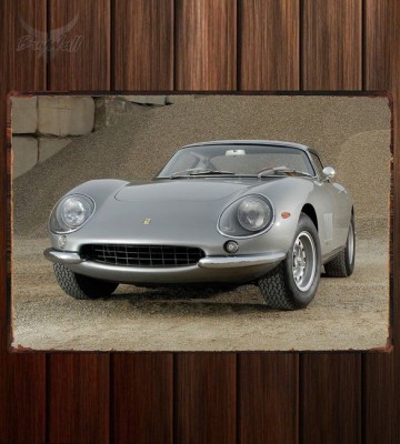 Металлическая табличка Ferrari 275 GTB-6C Scaglietti Longnose